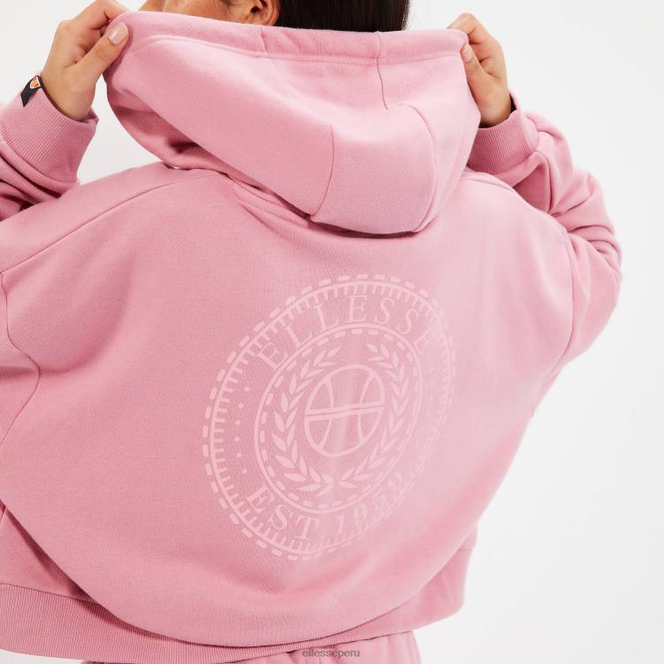 mujer sudadera con capucha halo ropa Ellesse rosa PZZNT22