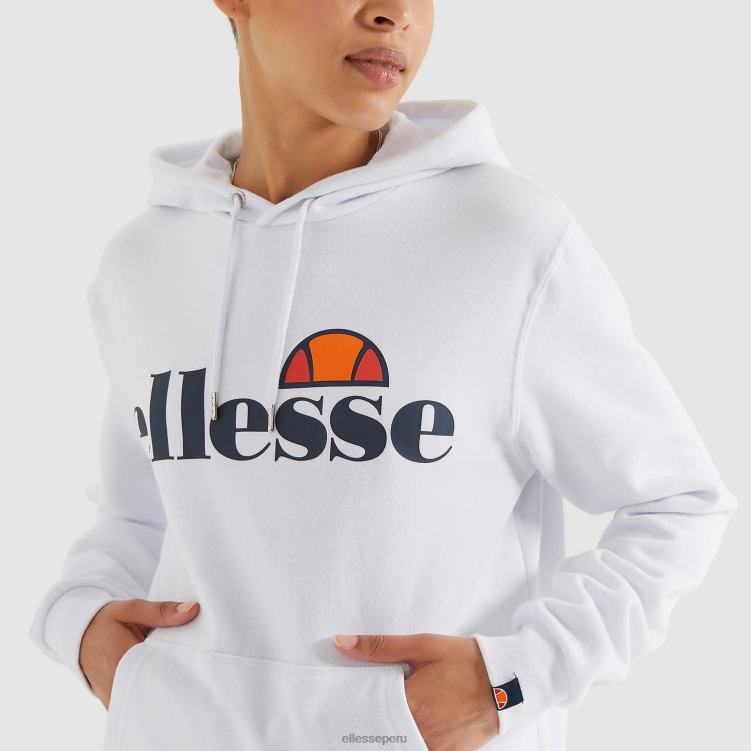 mujer torices oh sudadera con capucha ropa Ellesse blanco PZZNT25