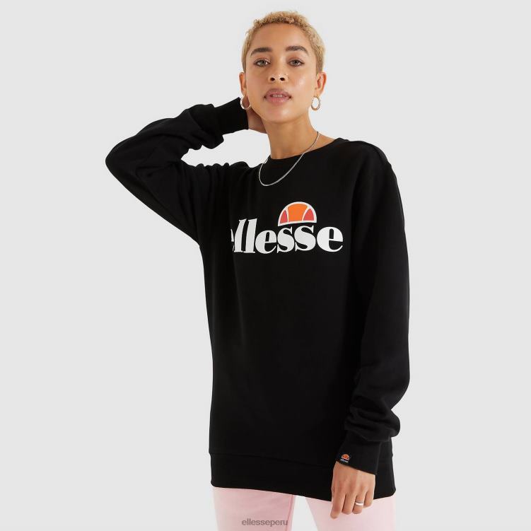 mujer sudadera agata ropa Ellesse negro PZZNT47