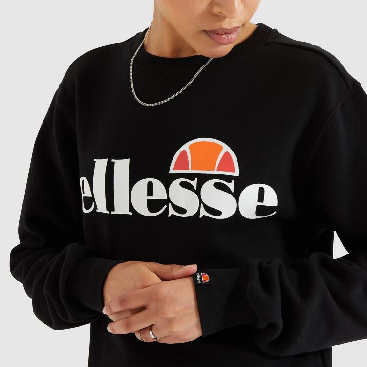 mujer sudadera agata ropa Ellesse negro PZZNT47