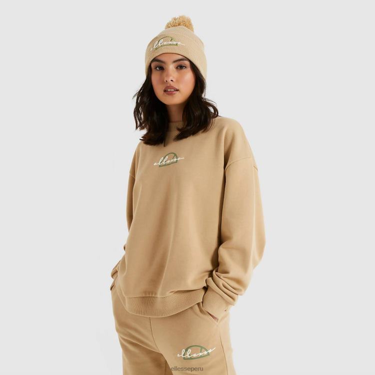 mujer sudadera suellen ropa Ellesse marrón claro PZZNT180