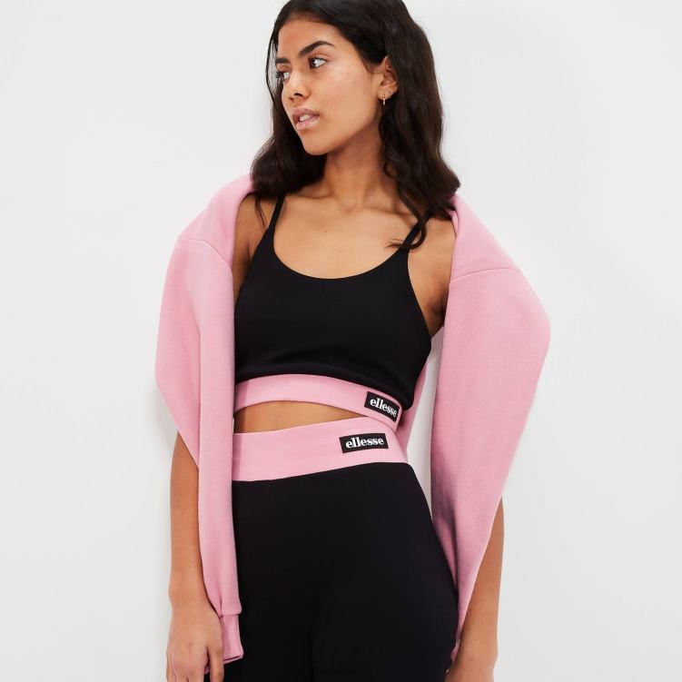 mujer sujetador de bobina superior ropa Ellesse negro PZZNT93