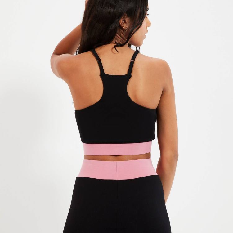 mujer sujetador de bobina superior ropa Ellesse negro PZZNT93