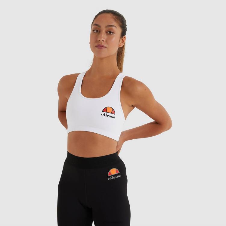 mujer sujetador sostino ropa Ellesse blanco PZZNT64