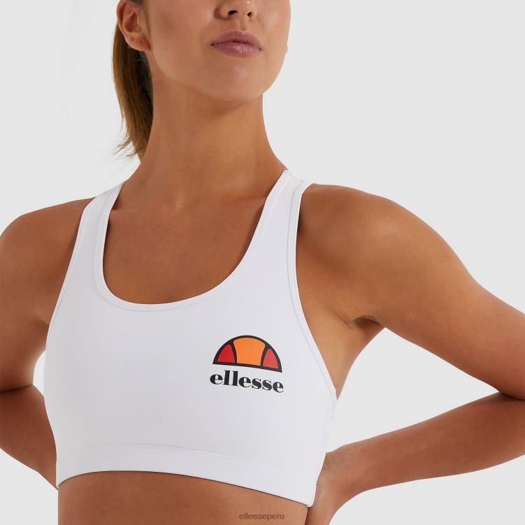 mujer sujetador sostino ropa Ellesse blanco PZZNT64