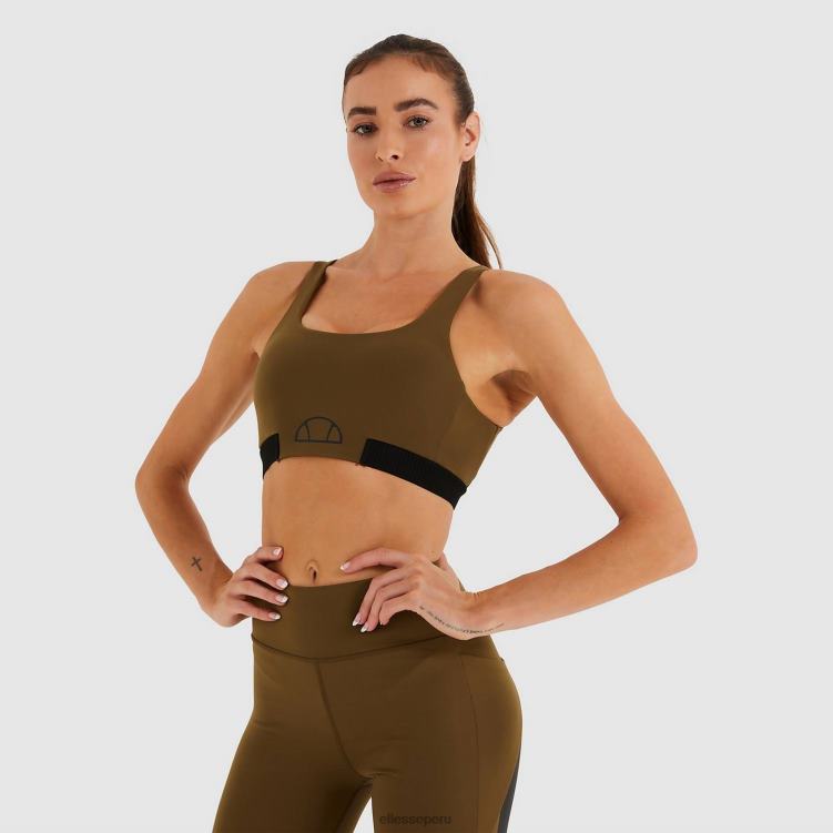 mujer top sujetador joey ropa Ellesse caqui PZZNT204