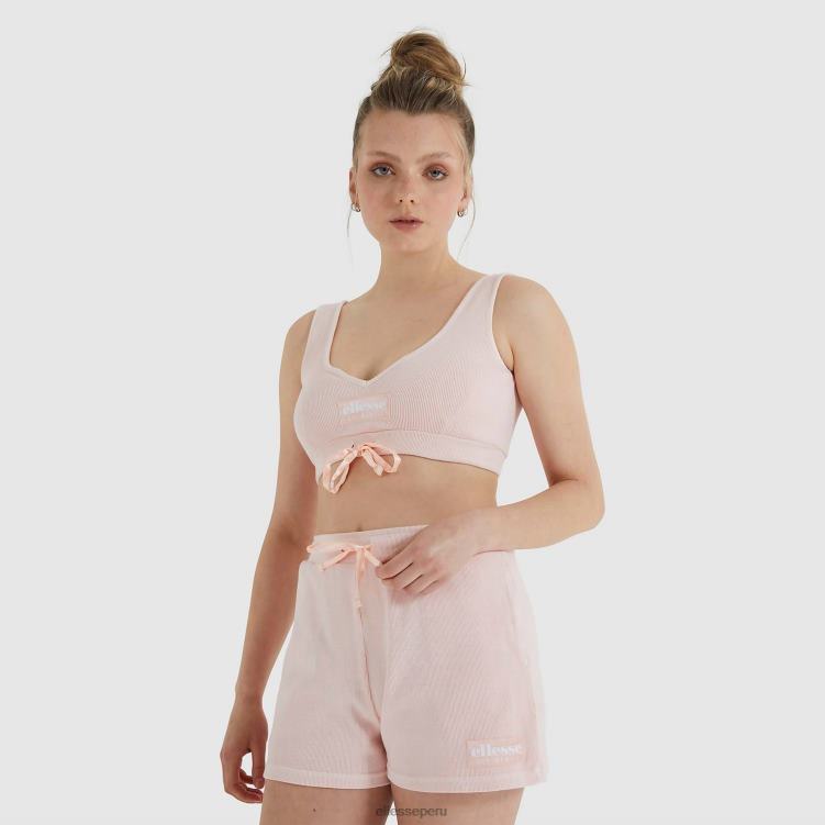 mujer top sujetador organico rosa ropa Ellesse Rosa claro PZZNT220