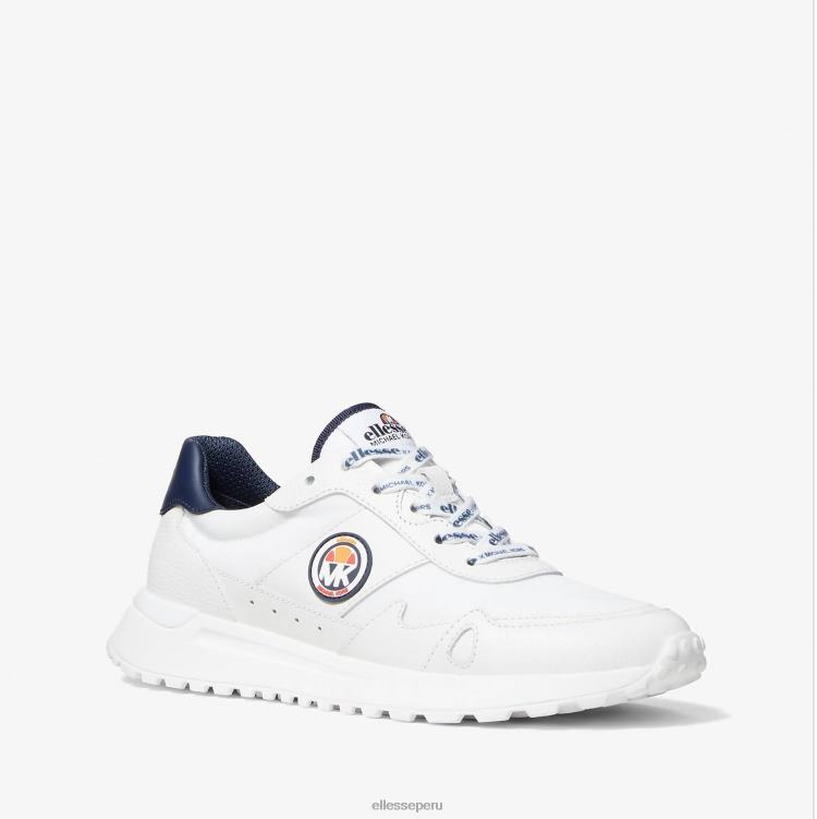 mujer entrenador mk monroe zapatos Ellesse blanco PZZNT543