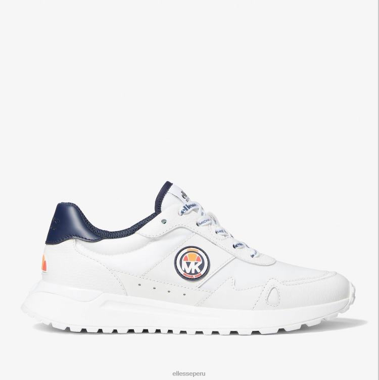 mujer entrenador mk monroe zapatos Ellesse blanco PZZNT543