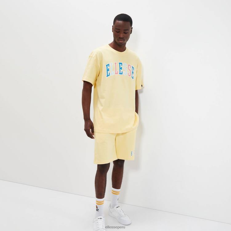 unisexo camiseta calipsis ropa Ellesse amarillo claro PZZNT73