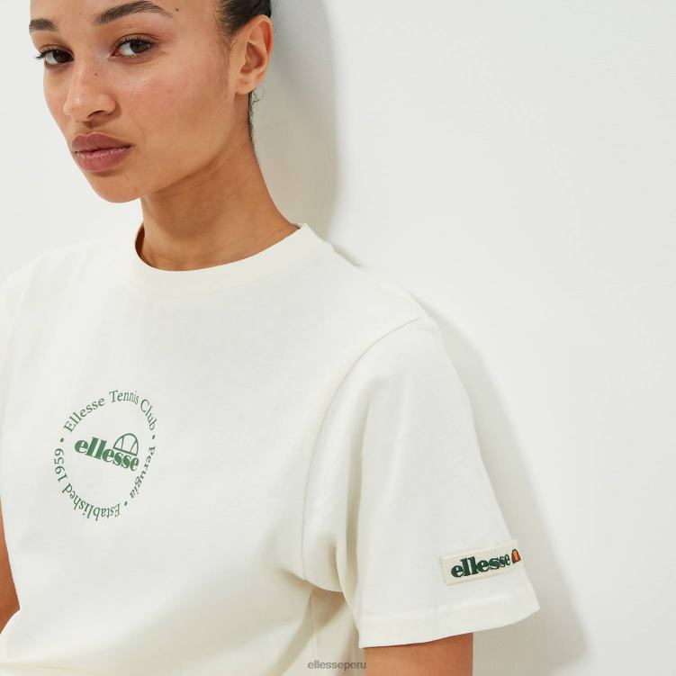 unisexo camiseta de melodía ropa Ellesse blanquecino PZZNT81