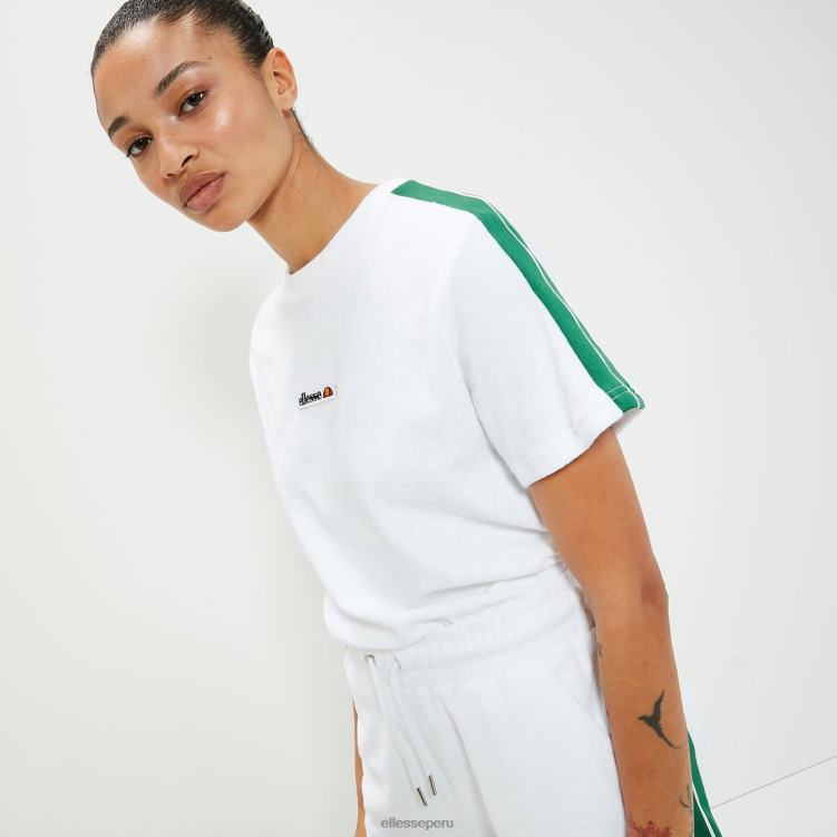 unisexo camiseta piaria ropa Ellesse blanco PZZNT78