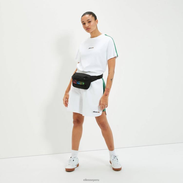unisexo sipe corto ropa Ellesse blanco PZZNT137