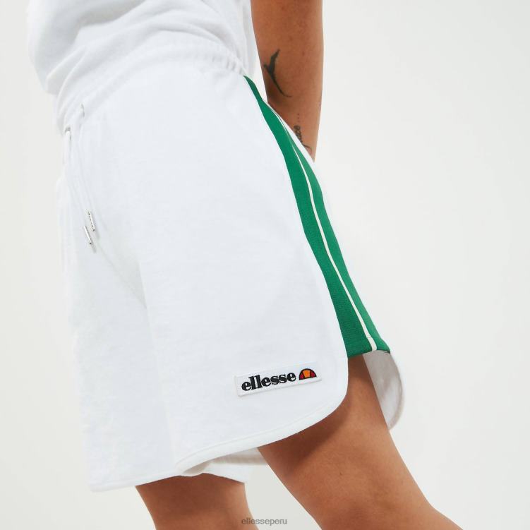 unisexo sipe corto ropa Ellesse blanco PZZNT137