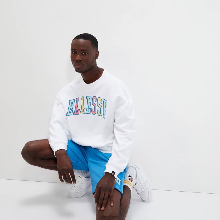 unisexo sudadera parsol ropa Ellesse blanco PZZNT303