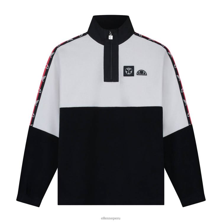 unisexo sudadera polar del mundo del mañana ropa Ellesse negro PZZNT46